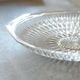 カットガラス　大皿　未使用品（ n 904）