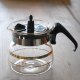 ニッスイ工業　ティー/コーヒーガラスポット　金ライン　未使用品(U1007)