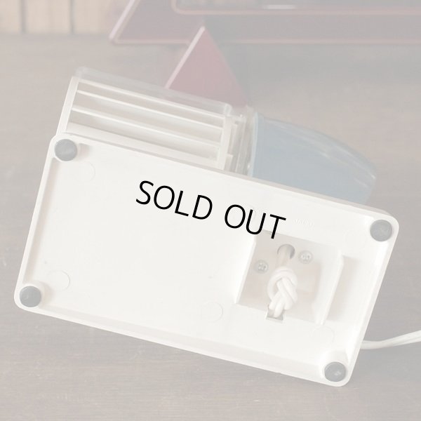 画像4: ハツネ　パーソナルファン　レトロ　卓上扇風機　ブルー　ユーズド品（ン1318）