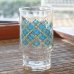 画像2: 佐々木硝子　ササキグラス　タンブラー/グラス　ラブリー10　ブルー小紋柄　未使用品（ん1521） (2)