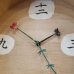 画像3: 木桶時計　掛け時計/ウォールクロック　金魚　カスタムメイド（BB1612） (3)