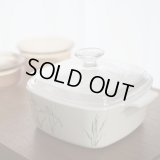 コーニング　パイレックス　ガラス角型両手鍋　未使用品（け1679）