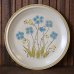 画像1: レトロ　北欧風大皿　27ｃｍプレート　Hearthside　ストーンウェア　青い花柄　未使用品（タ1880） (1)