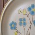 画像2: レトロ　北欧風大皿　27ｃｍプレート　Hearthside　ストーンウェア　青い花柄　未使用品（タ1880） (2)