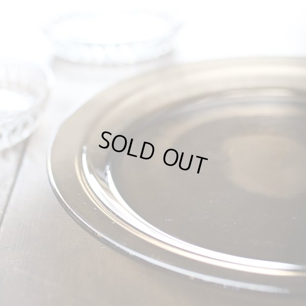 画像2: フランス　VERECO　ベレコ　29ｃｍガラスプレート　ブラウン　未使用品（ベレ箱1945）