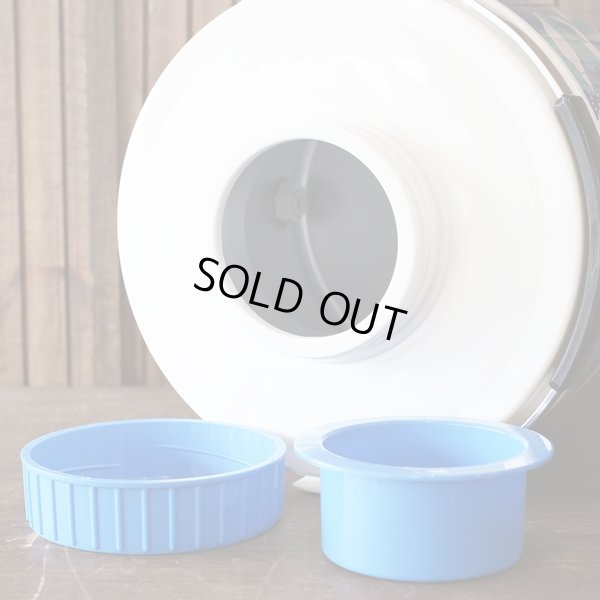 画像6: ダイヤ魔法瓶　DIA　ドリンクジャー/バキュームボトル　ジャンボ　青い花柄　未使用品