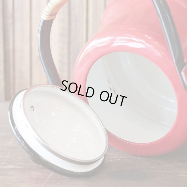 画像5: ｄｗデコラウェア　ホーローベルケトル　赤　未使用品（ふ2046）