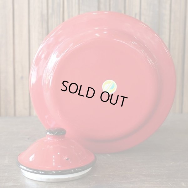 画像6: ｄｗデコラウェア　ホーローベルケトル　赤　未使用品（ふ2046）