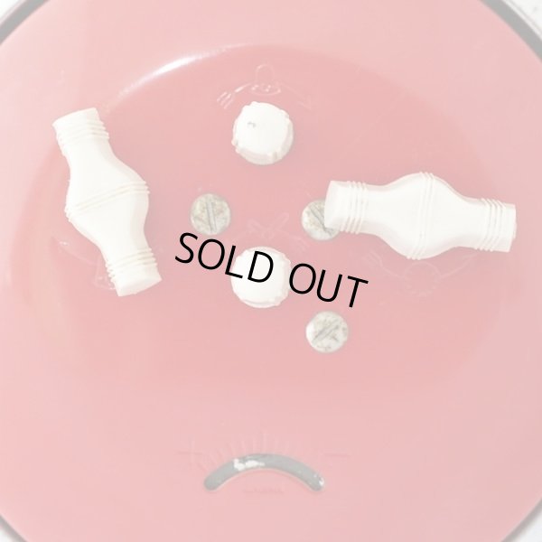 画像6: セイコー　コロナ　ゼンマイ式目覚まし時計　レッド　ユーズド品