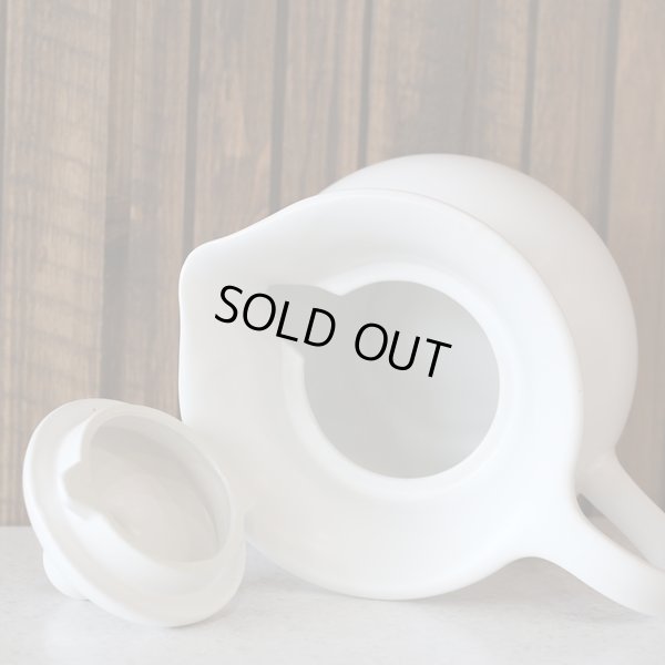 画像5: Adam＆Eve　アダム＆イヴ　たち吉　ティー・コーヒーポット　ホワイト　未使用品（ C ち 2099）