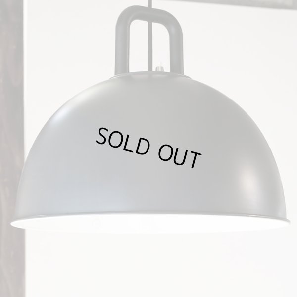 画像2: アイ　岩崎電気　ドーム型ペンダントライト　黒　ユーズド品