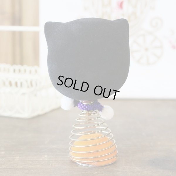 画像4: レトロ　首振り人形　黒猫　未使用品