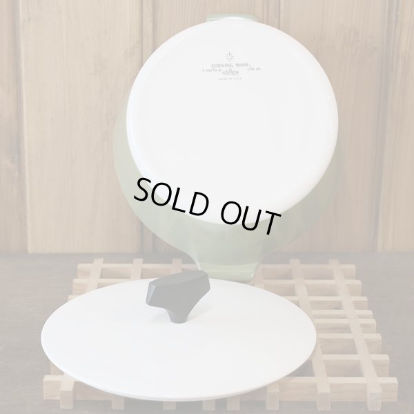 画像6: U.S.A.コーニング　両手鍋　パイロセラム　グリーン×蓋白　未使用品（ o 2170）