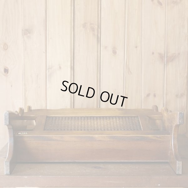 画像6: カリモク　木製マガジンラック　2段　ユーズド品