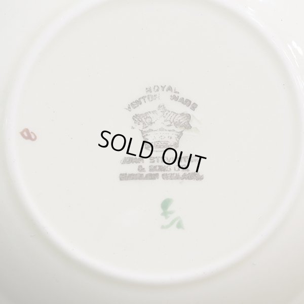 画像5: アンティーク　イギリス　Royal Venton Ware & シェフィールド　ケーキ・フルーツスタンド＆ボウル3枚セット　ユーズド品