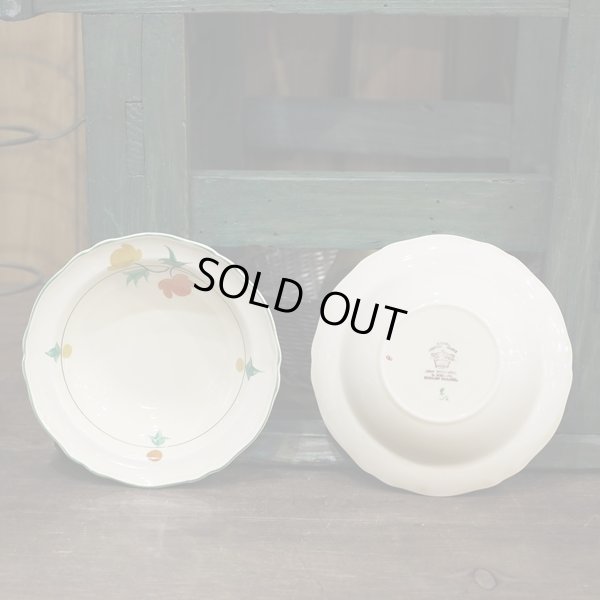 画像4: アンティーク　イギリス　Royal Venton Ware & シェフィールド　ケーキ・フルーツスタンド＆ボウル3枚セット　ユーズド品