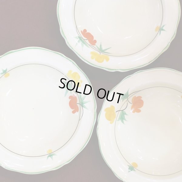 画像6: アンティーク　イギリス　Royal Venton Ware & シェフィールド　ケーキ・フルーツスタンド＆ボウル3枚セット　ユーズド品