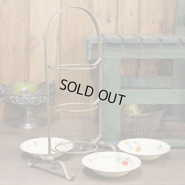 画像3: アンティーク　イギリス　Royal Venton Ware & シェフィールド　ケーキ・フルーツスタンド＆ボウル3枚セット　ユーズド品