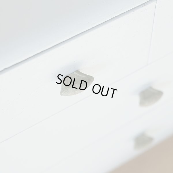 画像3: 木製　3段ミニチェスト/小引き出し　スモーキーグリーン/ブルー　カスタムメイド