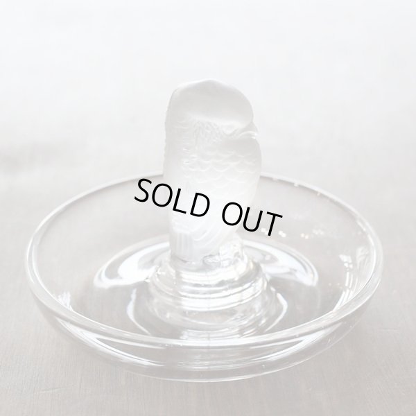 画像3: フランス　ラリック　ガラス　リングトレイ　鳥（タカ）　ユーズド品（ホ2323）