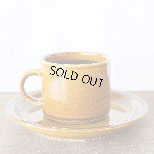 画像3: ソネチャイナ　アポロストーン　カップ＆ソーサー　ブラウンライン　未使用品