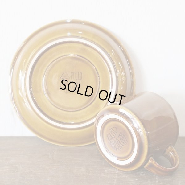 画像6: ソネチャイナ　アポロストーン　カップ＆ソーサー　ブラウンライン　未使用品