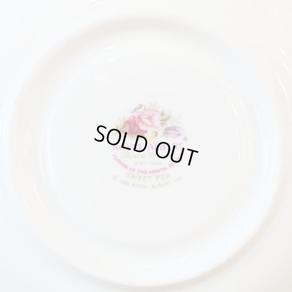 画像6: イギリス　ロイヤルアルバート　カップ＆ソーサー　フラワー オブ ザ・マンス　April　スイートピー　ユーズド品