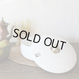 F.C.Lオリジナル　ホーロー両手鍋　白　未使用品（ふ2356）