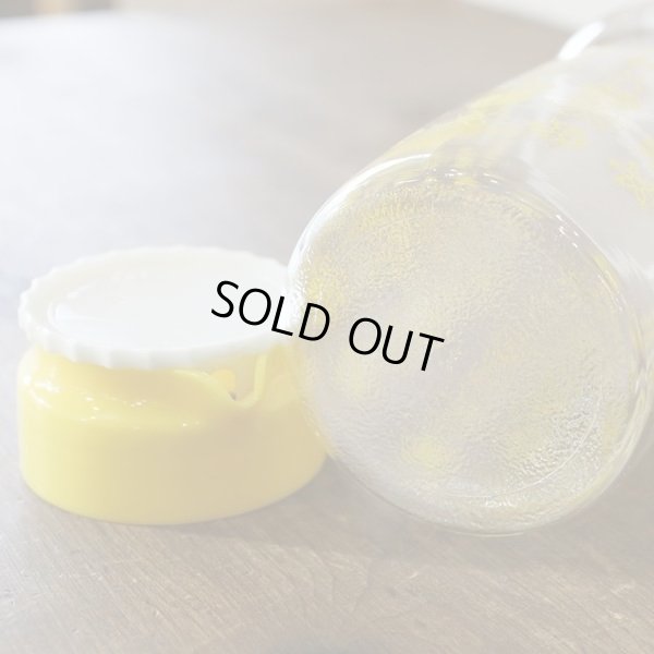 画像8: ラビット　耐熱ガラス　フリーザーポット　イエロー　箱付き　（ぬ2403）