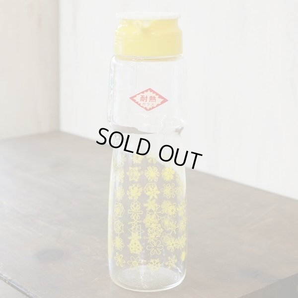 画像2: ラビット　耐熱ガラス　フリーザーポット　イエロー　箱付き　（ぬ2403）