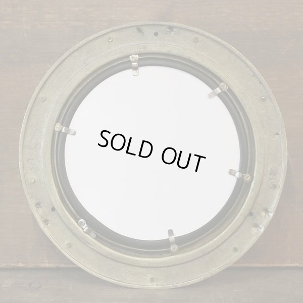 画像3: 船舶用丸窓枠ミラー　真鍮製　ユーズド品