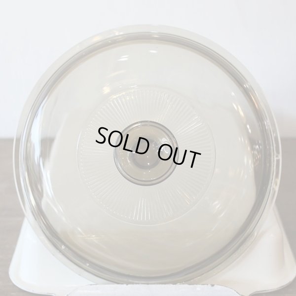 画像4: フランス　VISION　コーニング　ガラス両手鍋　アンバー　蓋ライン有　未使用品（ひ2418）