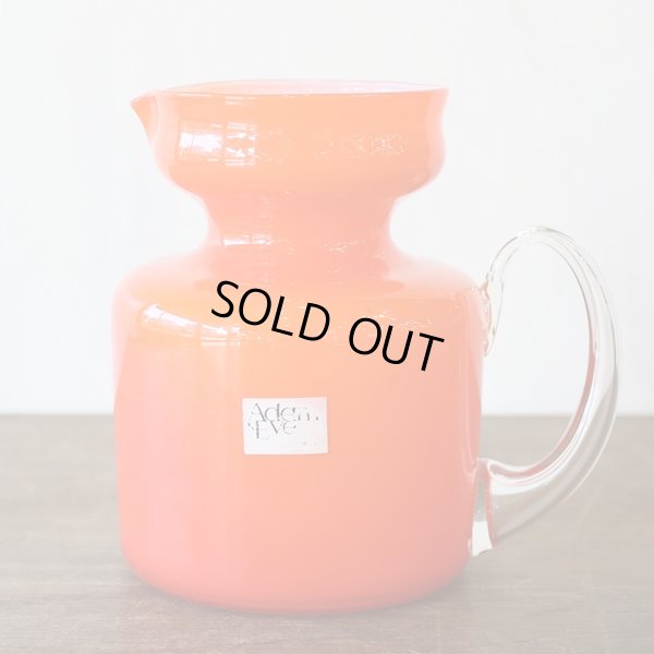 画像2: アダム＆イブ　レトロ　ガラス・ウォーターピッチャー　デッドストック品（ヲ13）