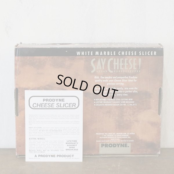 画像7: U.S.A.　PRODYNE　マーブルチーズスライサー　ホワイト　SAY CHEESE!　未使用品　箱付き（わ2444）