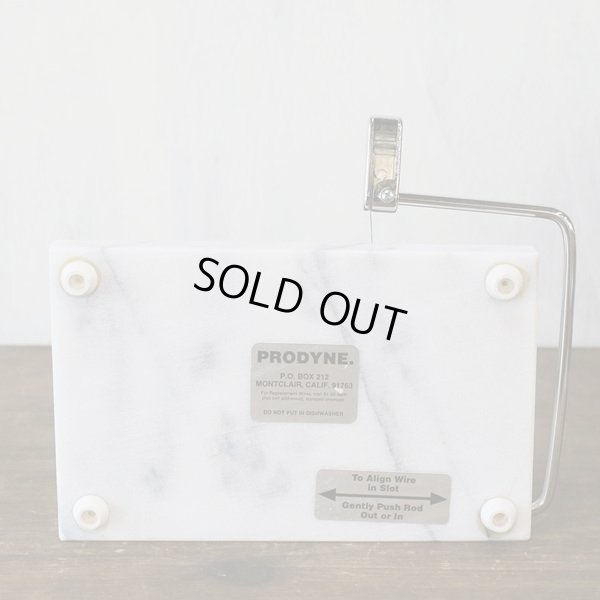 画像5: U.S.A.　PRODYNE　マーブルチーズスライサー　ホワイト　SAY CHEESE!　未使用品　箱付き（わ2444）