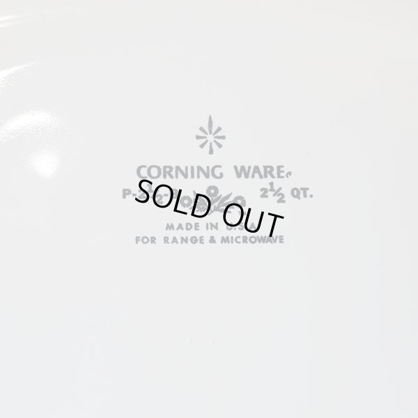 画像6: U.S.A.コーニング　角形両手鍋　コーンフラワー　未使用品（P2446）