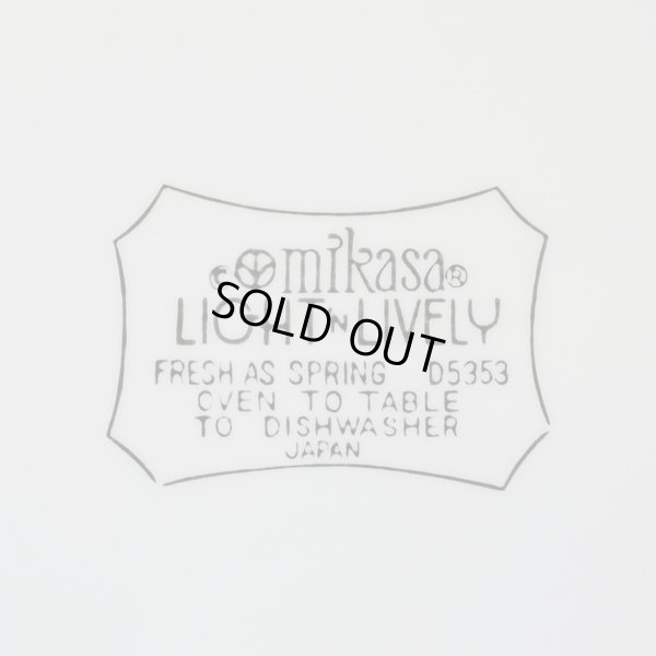 画像7: ミカサ　LIGHT'N LIVELY  大皿　32ｃｍプレート　FRESH AS SPRING  D5353　未使用品　箱付き（ツ2456）