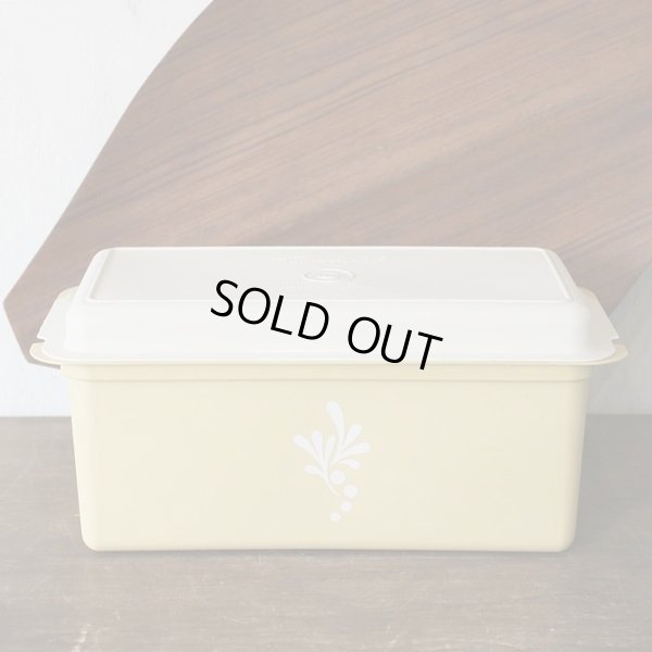 画像2: タッパーウェア　ブレッドケース　食パンケース　大　柄付き　イエロー　ユーズド品（店2468）