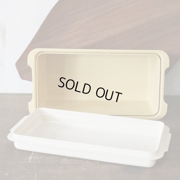 画像4: タッパーウェア　ブレッドケース　食パンケース　大　柄付き　イエロー　ユーズド品（店2468）