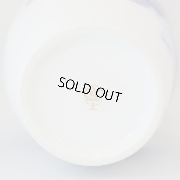 画像7: 大倉陶園　花器/フラワーベース　ブルーローズ　ユーズド品