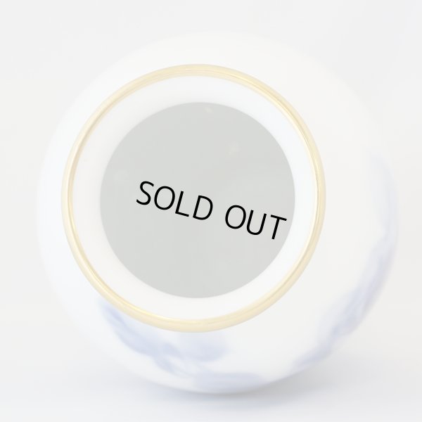 画像6: 大倉陶園　花器/フラワーベース　ブルーローズ　ユーズド品