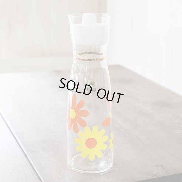 画像2: BYRON　クールポット/ガラスポット　レトロ花柄　デイジー　未使用品（C上2536）