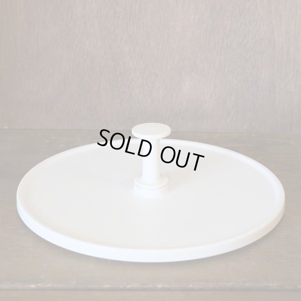 画像7: タッパーウェア　L-17　カルーセル　ターンテーブル付き　三角形保存容器　6つセット　赤蓋　未使用品（こ2579）