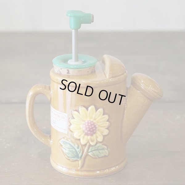 画像3: レトロ　陶器製　霧吹き　じょうろ形　未使用品