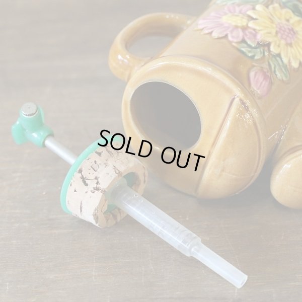 画像5: レトロ　陶器製　霧吹き　じょうろ形　未使用品