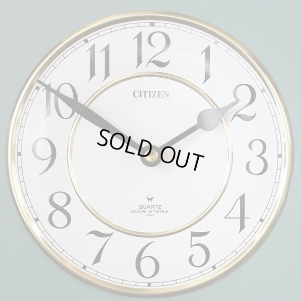 画像4: シチズン　振り子時計　ウォールクロック　HOUR STRIKE　白×グリーン　カスタムメイド（店2616）