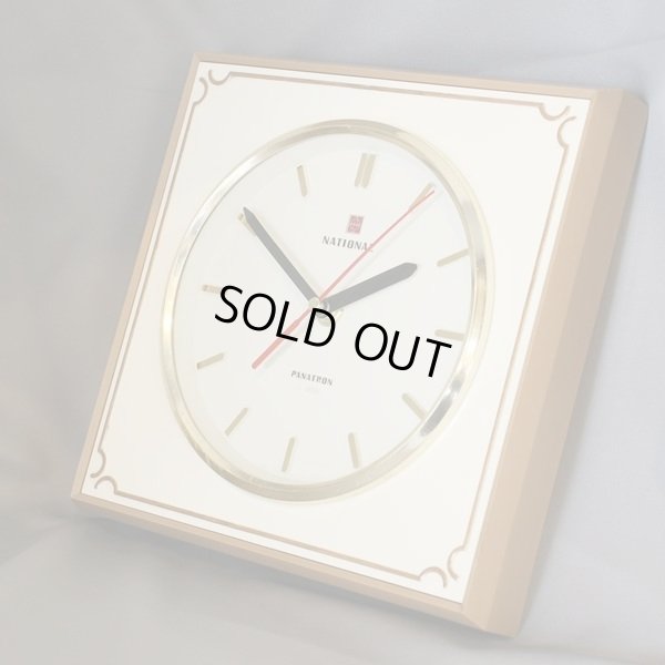 画像3: レトロ　掛け時計/ウォールクロック　アイボリー×ゴールド　カスタムメイド　