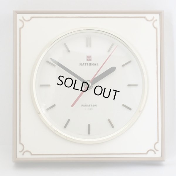 画像2: レトロ　掛け時計/ウォールクロック　アイボリー×ゴールド　カスタムメイド　