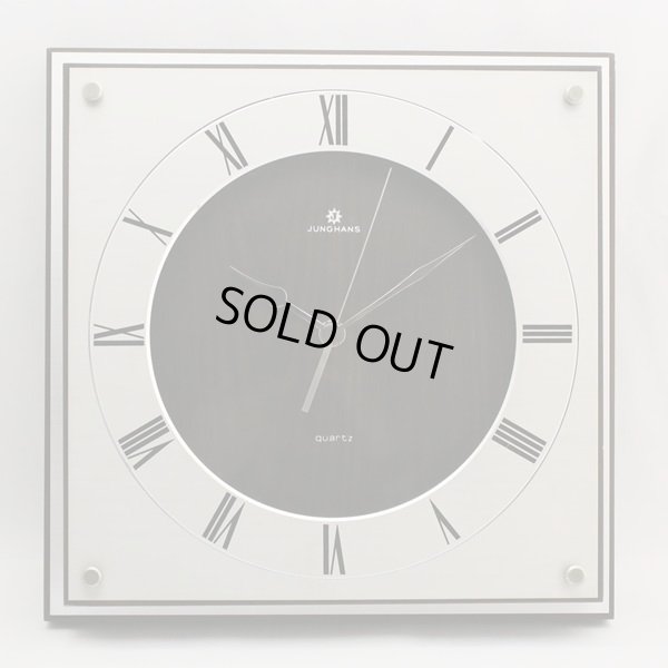 画像2: ドイツ　ユンハンス　掛け時計　ウォールクロック　スクエア2段　ユーズド品（f2614）