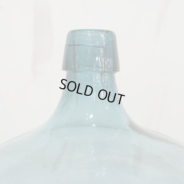 画像3: レトロ　硫酸瓶/ガラス瓶　グリーン　ユーズド品